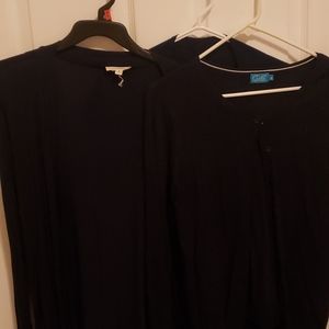 Lot of 3 Dark Navy blue long sleeves-all medium.